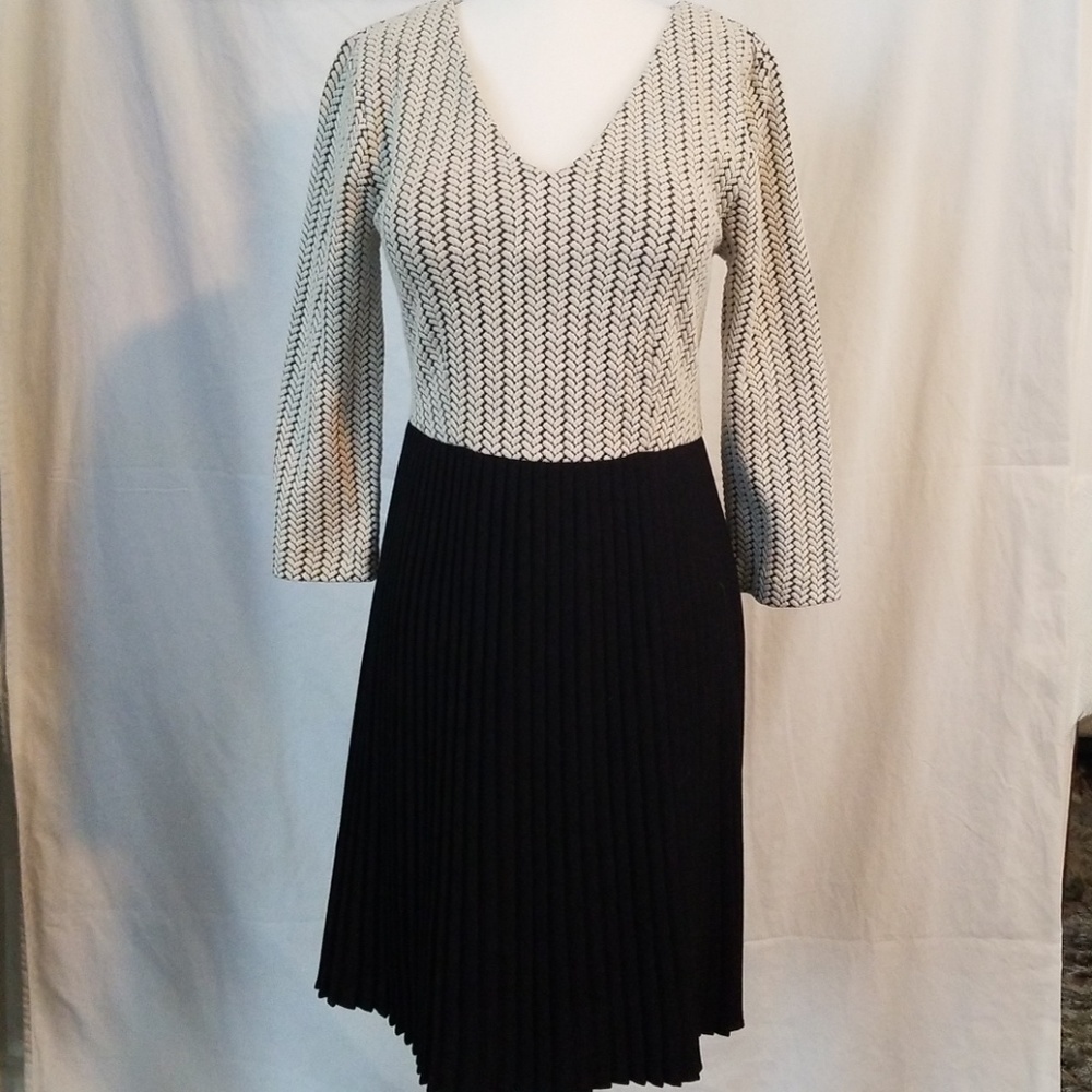Anthropologie Ganni cross knit dress